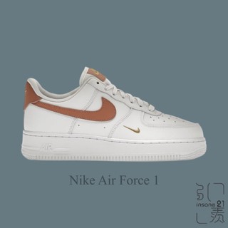 NIKE AIR FORCE 1 LOW ESS 乾燥玫瑰 小勾 休閒 女鞋 CZ0270-103【Insane-21】