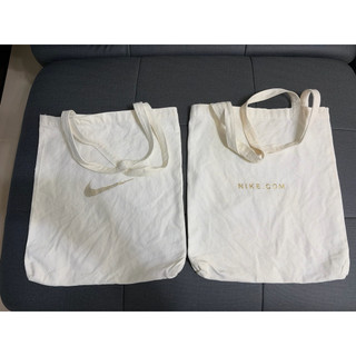 2手 NIKE 帆布袋 帆布購物袋 8成新