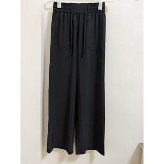 lululemon Pull On MR Wide Leg Pant 28"黑色長褲 寬褲 正品