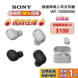 【少量現貨】SONY 索尼 WF-1000XM6 無線降噪入耳式耳機 入耳式 WF-1000XM5 升級款 公司貨