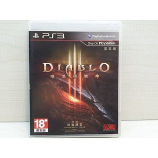 {哈帝電玩}~PS3 原版遊戲 暗黑破壞神3 Diablo III 英文亞版 光碟無刮 有盒書~