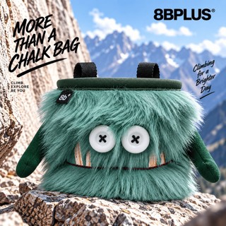 【8BPLUS 奧地利】FLINT 怪獸造型攀巖粉袋 Chalk Bag｜#101047（攀巖 抱石 怪物粉袋）