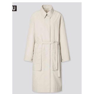 二手出清】UNIQLO U 系列 女裝棉質長版大衣 / 風衣 (433648)