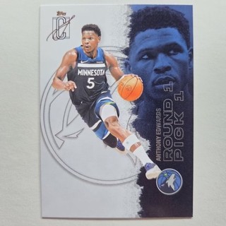 AE蟻人 Anthony Edwards topps signature series選秀順位系列 NBA球員卡