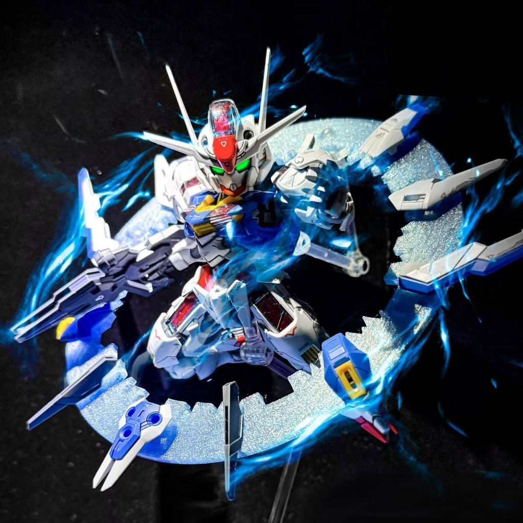 GL新品💧MGSD-風靈鋼彈❄️1/144 MGSD 風靈 水星的魔女 主角機 Q版 鋼彈拼裝模型 送支架特效件