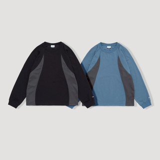 【QUEST】現貨 QUEST Running LS Tee 拼接 運動長T 兩色