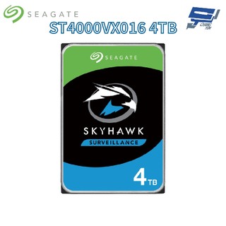 昌運監視器 Seagate希捷 SkyHawk監控鷹 ST4000VX016 4TB 3.5吋監控系統硬碟