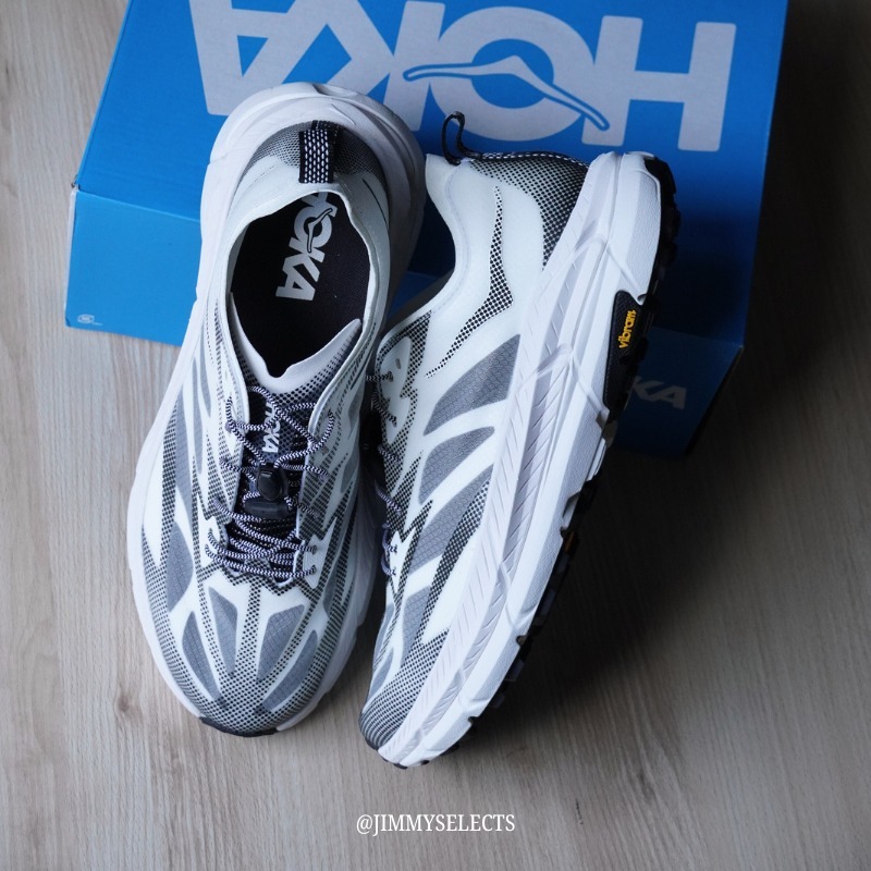 【現貨】HOKA Mafate Speed 4 LITE 白黑 越野跑鞋 厚底登山鞋 戶外慢跑 男女同款