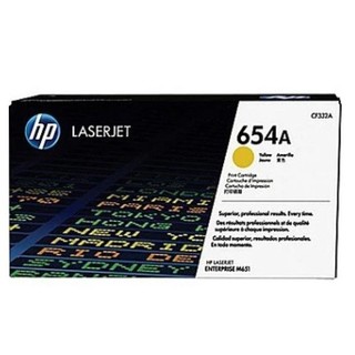 HP 654A 黃色原廠 LaserJet 碳粉匣 (CF332A) For HP CLJ M651