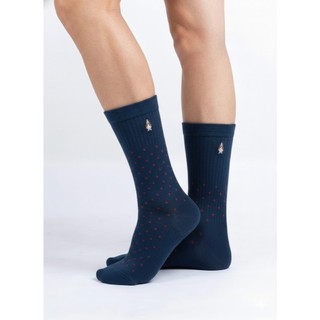 Hush Puppies 襪子 長襪 長筒襪 襪 刺繡圖案 棉襪 25~27cm 男襪女襪