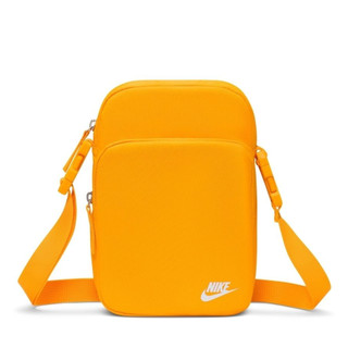 NIKE 男女 側背包 隨身包 小包 出國 運動小包 HERITAGE CROSSBODY 橘黃 DB0456739