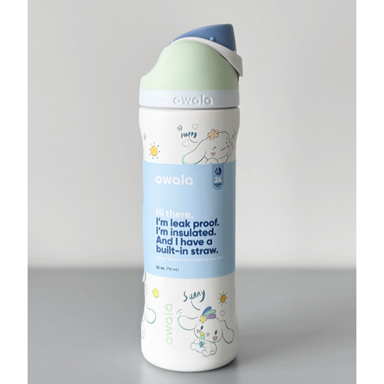現貨在台🐻Owala 304不銹鋼 保溫瓶🐶保溫杯 Freesip cinnamoroll 大耳狗喜拿