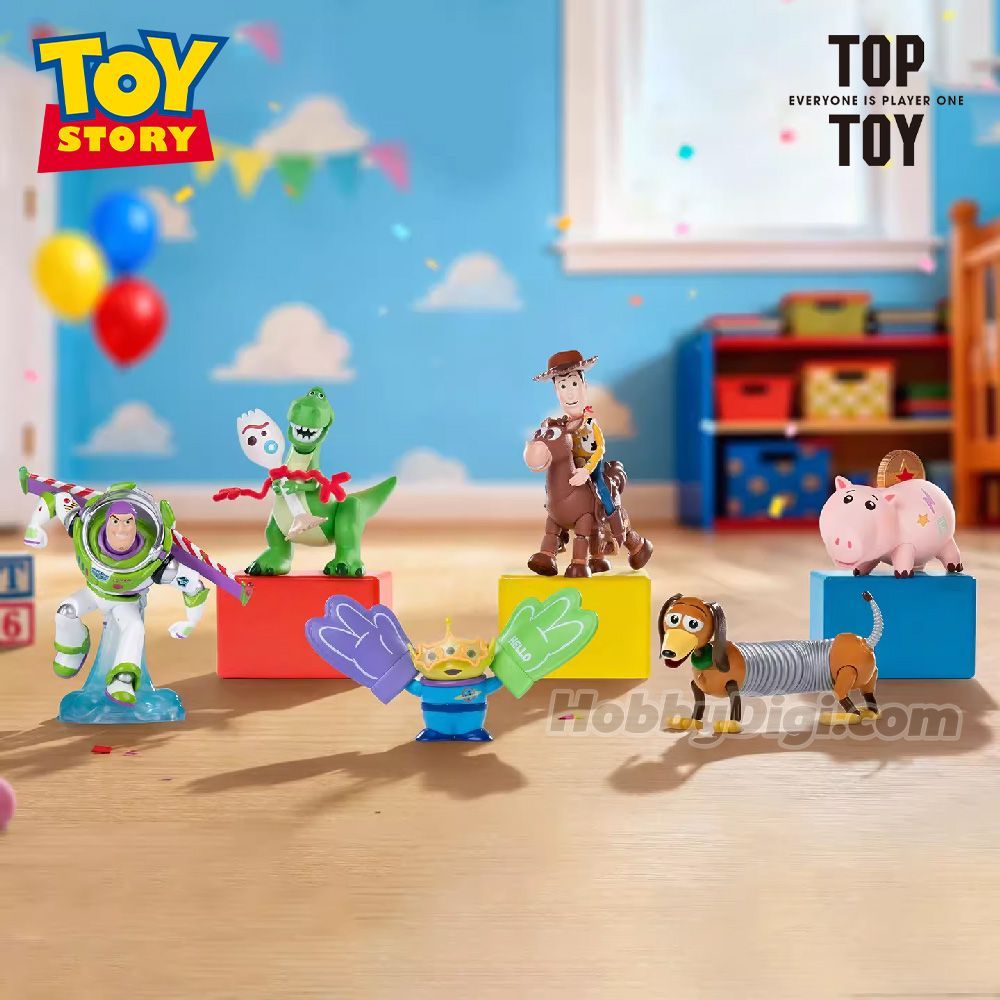 【現貨發售】TOP TOY 迪士尼玩具總動員玩心時刻系列 30週年經典角色 盲盒 巴斯光年 胡迪 抱抱龍 三眼怪