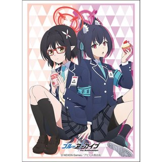 (現貨)蔚藍檔案 Blue Archive 官方角色收集卡套 動畫版『黑見茜香&奧空綾音』（單售）