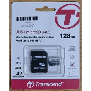 #Transcend #創見 340S micro SDXC 128G U3 V30 #4K #A2 #記憶卡 #sd