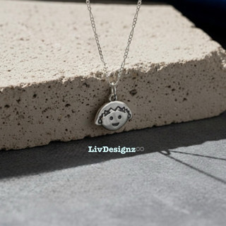 LivDesignz | 現貨 | 義大利925純銀項鍊 | 純銀櫻桃小丸子項鍊 | 直徑約1.5公分｜附絨布盒