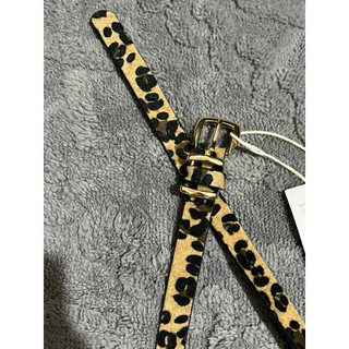 ［全新］NET 豹紋皮帶(M)長93cm*寬2cm