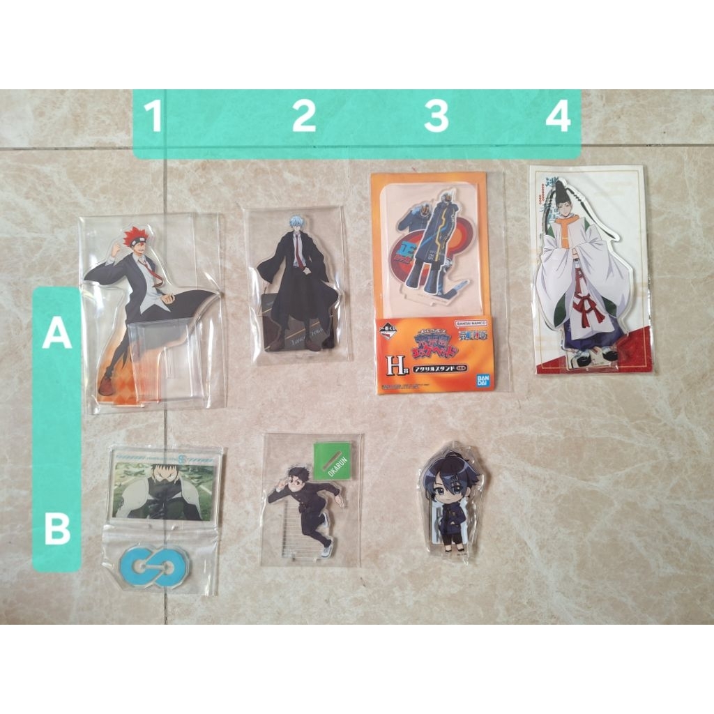 柳雪人 夜櫻家的大冒險 諏訪賴重 擅長逃跑的殿下 膽大黨 航海王 壓克力立牌 肌肉魔法使 多特 藍斯 一番賞 怪獸8號