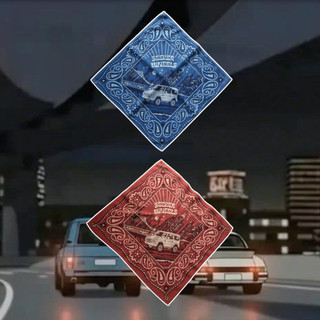 SEEKER WHEELS GCLASS BANDANA 大G 腰果花 變形蟲 抹布 擦車布