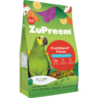 美國路比爾ZuPreem《水果滋養大餐-大型鸚鵡-3.5磅/1.6kg》鸚鵡飼料/鸚鵡滋養丸/金剛/亞馬遜/大巴丹