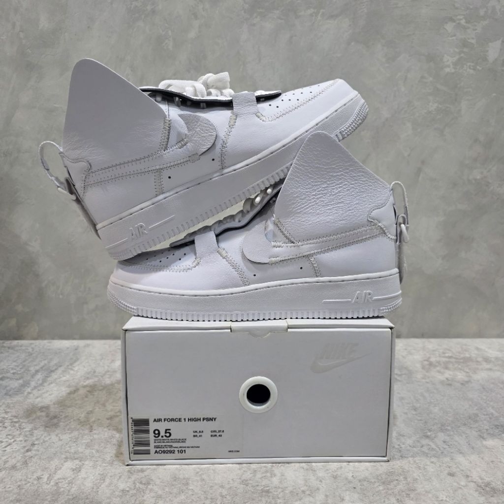 [全新] US9.5 Nike Air Force 1 High PSNY 白 AO9292-101