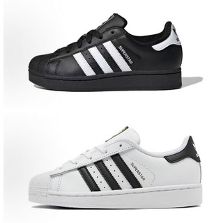 免運 ADIDAS ORIGINALS SUPERSTAR 舒適百搭 耐磨 板鞋 男女同款 三葉草 黑白