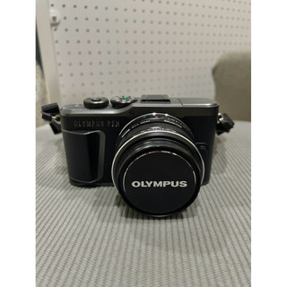 二手奧林巴斯Olympus PEN E-PL10 復古黑機身 附64GB記憶卡、原廠鏡頭、原廠電池、原廠背帶