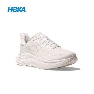 HOKA【授權經銷】＊零碼28＊男款運動鞋 CLIFTON 10 寬楦 緩震 輕量 白 HO1162032WWH