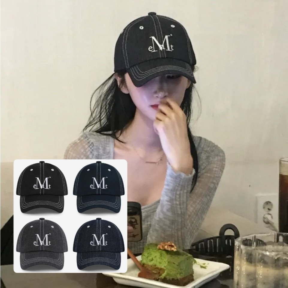 🇰🇷 韓國KKOBA Mucent 韓國設計師品牌 經典LOGO 車縫線 Stitch 老帽 帽子 棒球帽