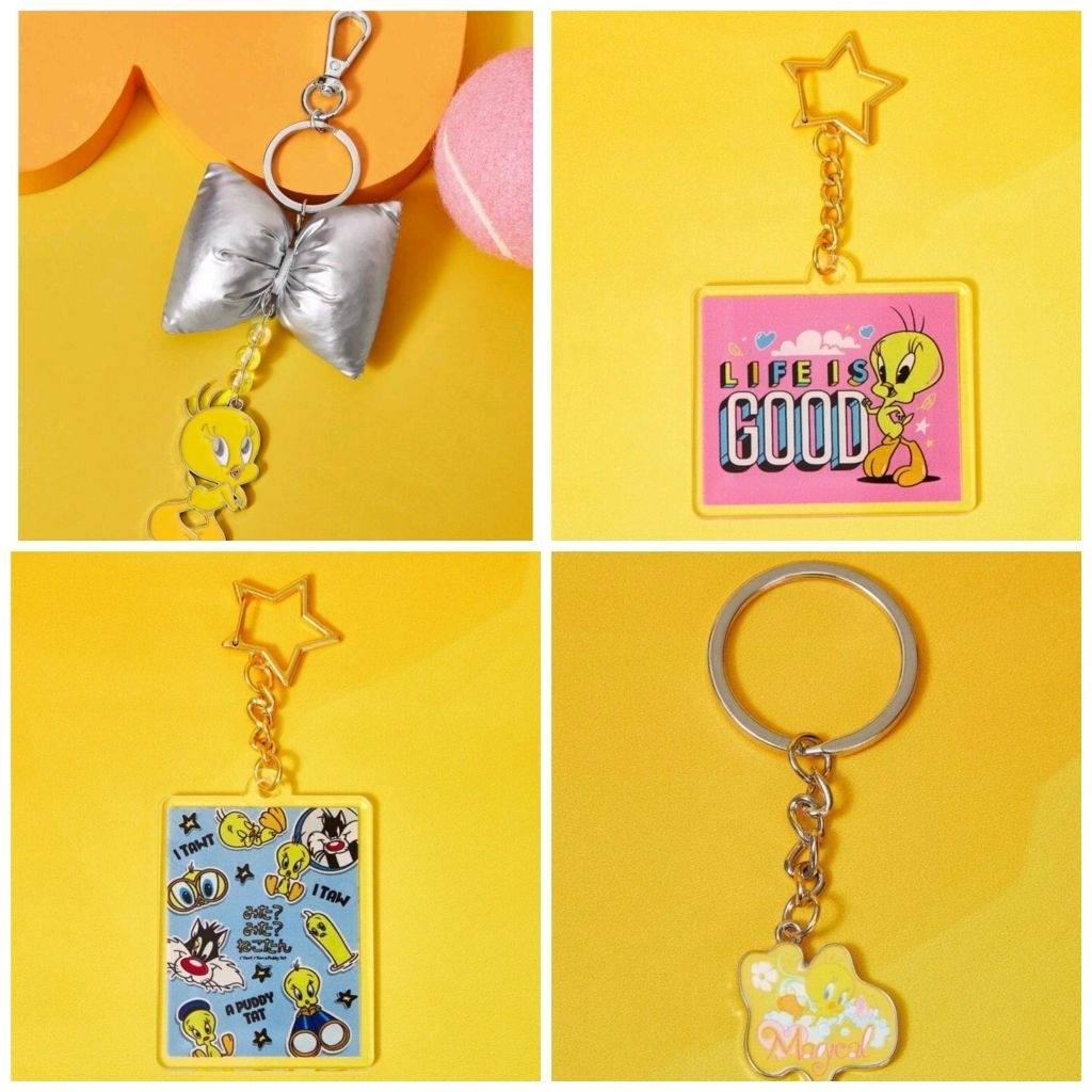 吉祥兔賣場🐇現貨免運🍊樂一通 崔弟 鑰匙圈 掛飾 包包掛件 掛件 吊飾 鑰匙扣 金絲雀 崔迪 崔蒂 Tweety 翠迪鳥