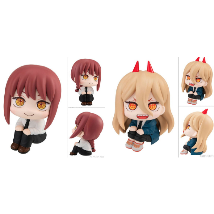 《$uper Toys》3月預購 MH 鏈鋸人 電鋸人 LOOK UP 帕瓦 真紀真 瑪奇瑪 抬頭 公仔 坐姿