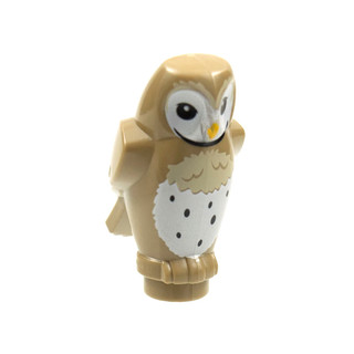 【金磚屋】92084PB06DTN LEGO 樂高零件 Dark Tan Owl