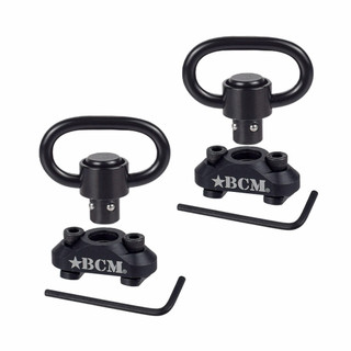 （圓仔） 復刻 BCM 背帶扣 MLOK 快拆式 NSR MI M4金屬 QD扣 槍背扣