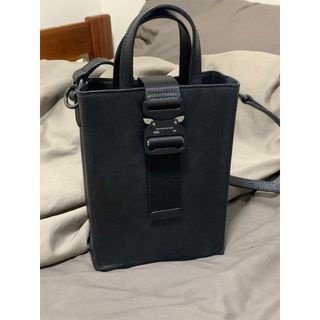 MCVING 黑色全牛皮Buckle迷你托特包 絕版品 二手
