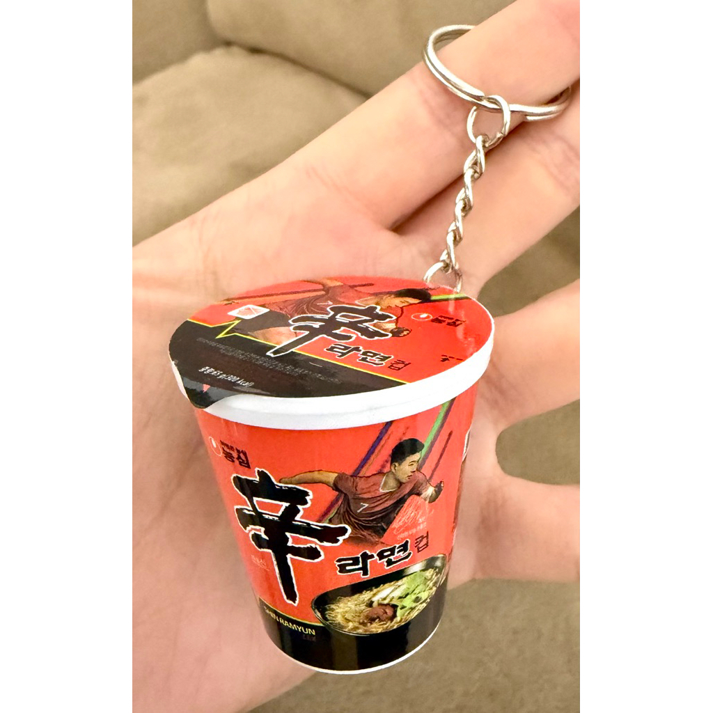 辛拉麵泡麵桶鑰匙圈 吊飾