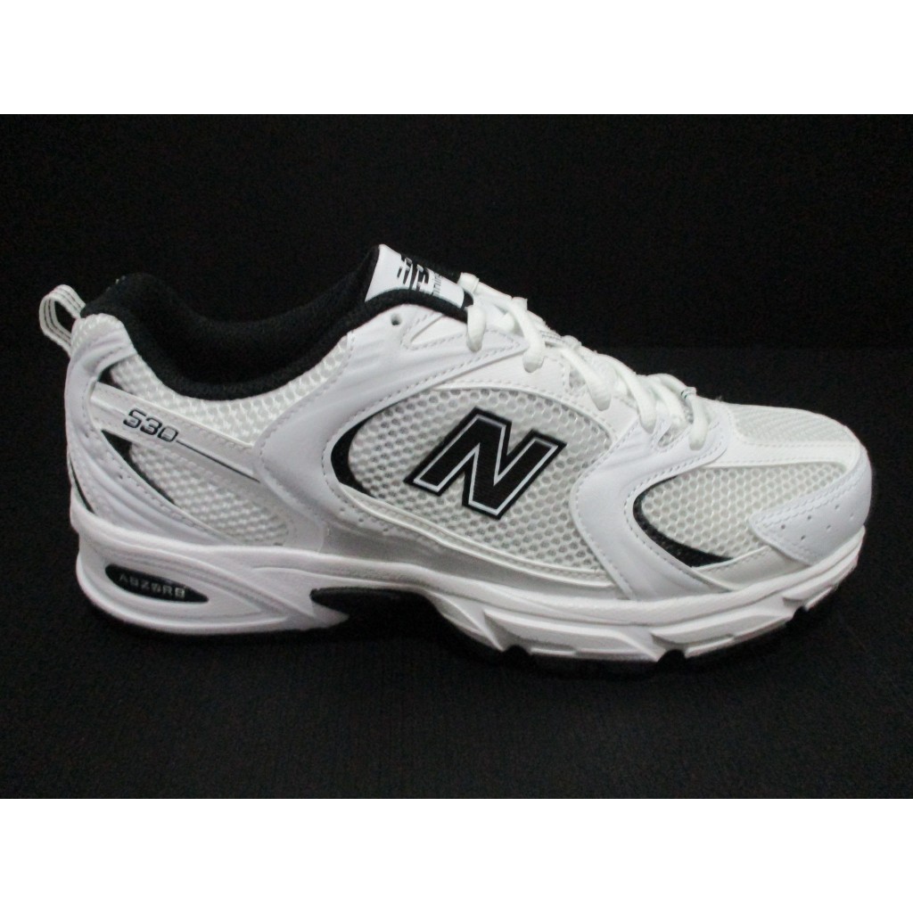 2026 New Balance 530 運動休閒鞋 D楦 緩震 舒適 情侶鞋 白黑 MR530EWB