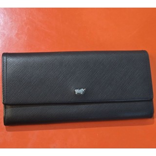 BRAUN BUFFEL 德國小金牛12卡兩折長夾-黑色二手商品