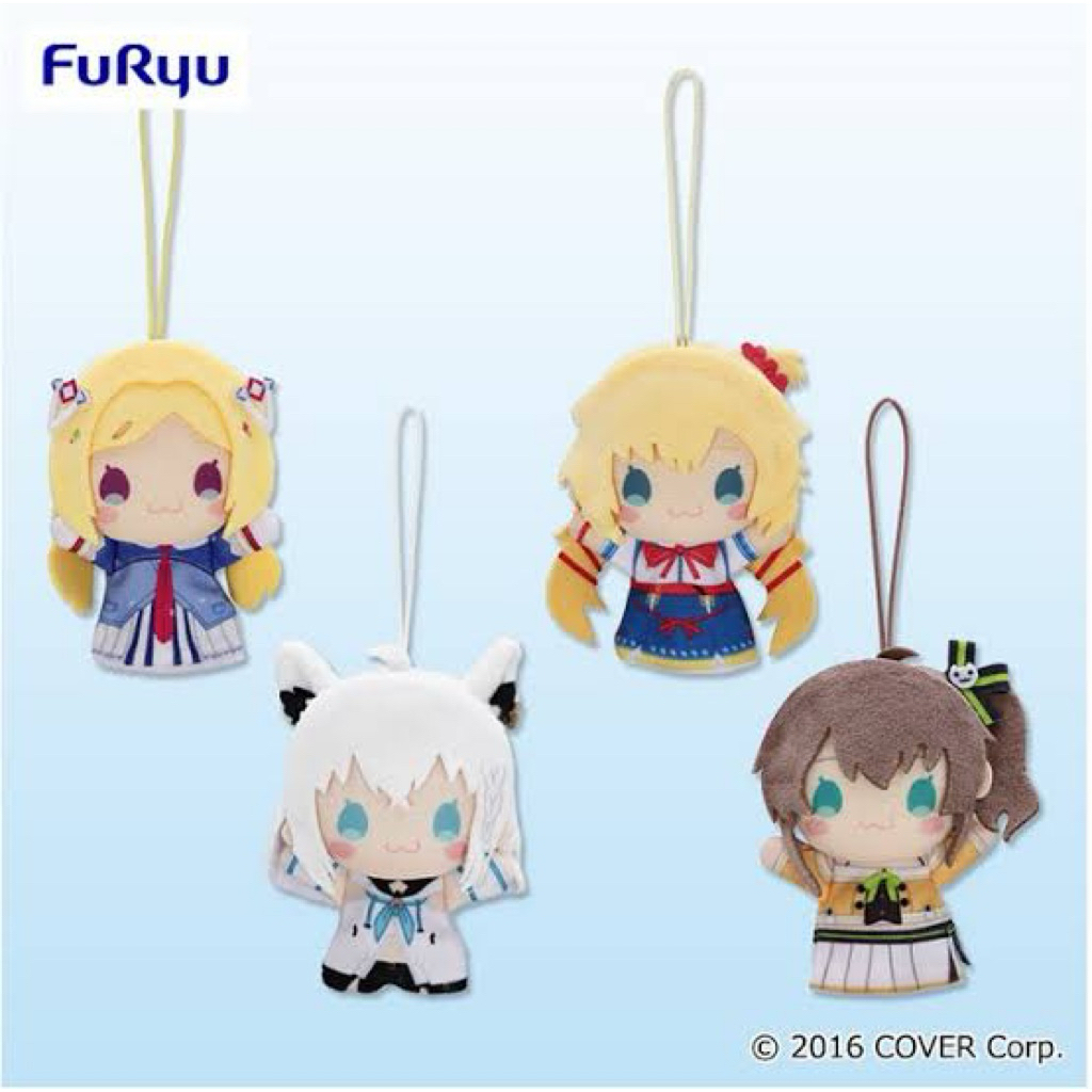 ✔️全新現貨🉐Hololive✨白上吹雪/亞綺·羅森塔爾/赤井心/夏色祭🎁1期生 指偶/指娃/娃娃/布偶🔺FuRyu景品