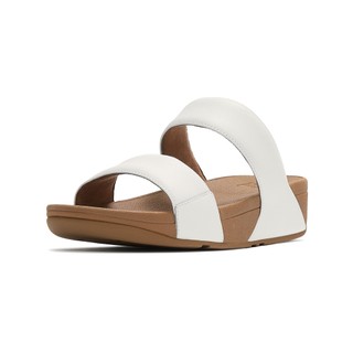 【FitFlop】LULU 皮革涼鞋-女(都會白)