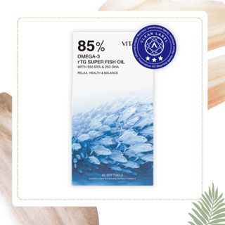 VITABOX 維他盒子｜挪威 85% 高濃度魚油 Omega-3 (EPA+DHA) rTG型