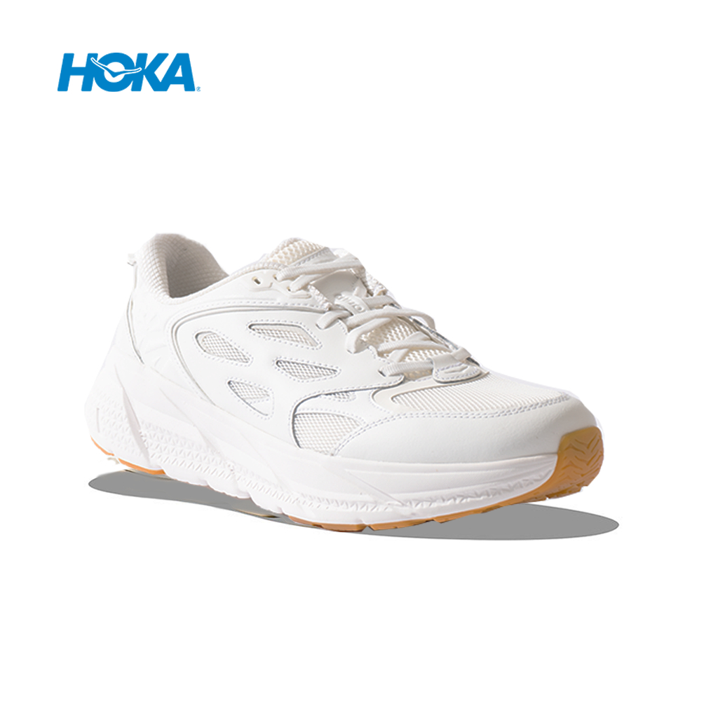 HOKA【授權經銷】男女款運動鞋 CLIFTON L ATHLETICS 路跑 休閒 健身 白 HO1160050WWH