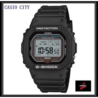 [CASIO CITY]G-SHOCK 藍芽太陽能電力 畫素記憶體 磚紋設計 黑 GW-BX5600-1