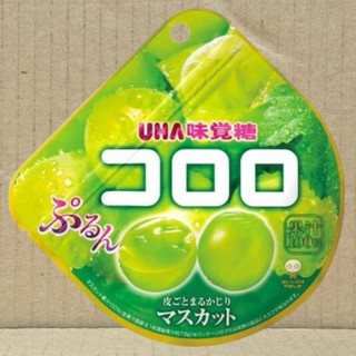 《日本零食倉庫》🇯🇵現貨供應 UHA味覺糖KORORO麝香葡萄軟糖48g 2026.10.31 白葡萄軟糖 味覺糖軟糖