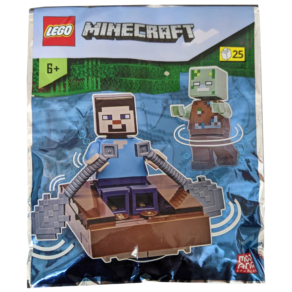 LEGO 662205 Minecraft: Steve with Drowned Zombie 史蒂夫與溺水殭屍