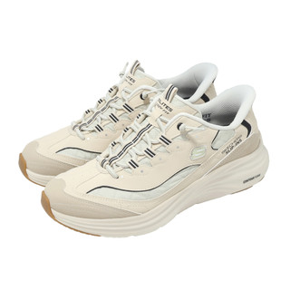 63*SKECHERS 男鞋 休閒鞋 懶人鞋 運動 彈性 瞬穿 米 CONTOUR FOAM 232642NAT