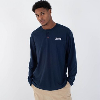HURLEY｜男 MERCHANT HENLEY LS 長袖上衣
