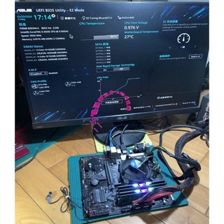 Intel Core i5-8500處理器＋華碩PRIME B365M-A主機板＋美光記憶體4GB*2