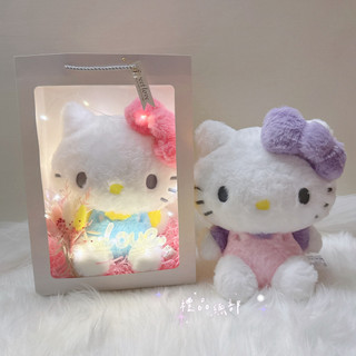 正版三麗鷗 Kitty娃娃 12英吋 Kitty玩偶 禮品袋 Hello Kitty 生日禮物 Kitty抱枕 花束