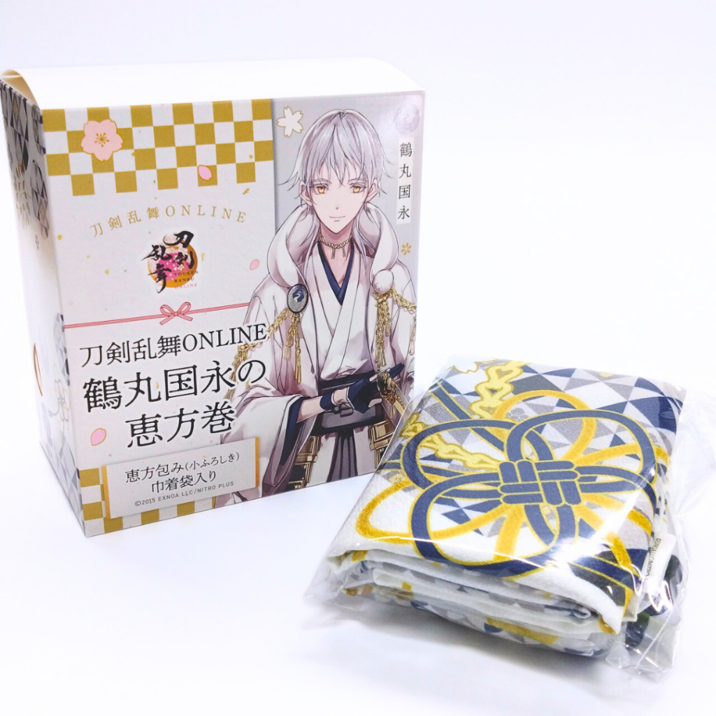 🍫㋂現貨🌟刀劍亂舞｜鶴丸國永｜惠方卷｜方巾｜小收納袋｜限定小禮盒｜限定聯名｜刀剣乱舞｜日版｜束口袋 鶴丸