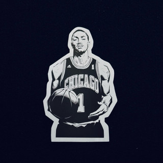 ROSE NBA 羅斯 貼紙 公牛 灰狼 球衣 籃球 ADIDAS